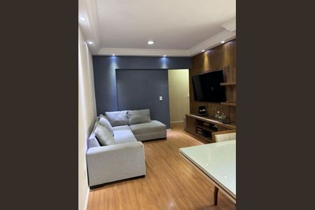 Sala de apartamento à venda com 3 quartos, 82m² em Santa Terezinha, Santo André