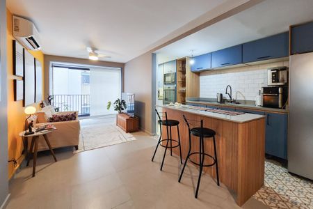 Sala de apartamento à venda com 2 quartos, 78m² em Botafogo, Rio de Janeiro