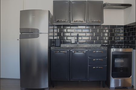 Cozinha de apartamento à venda com 2 quartos, 33m² em Bela Vista, São Paulo
