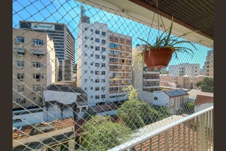 Vista da Sala de apartamento à venda com 2 quartos, 82m² em Maracanã, Rio de Janeiro