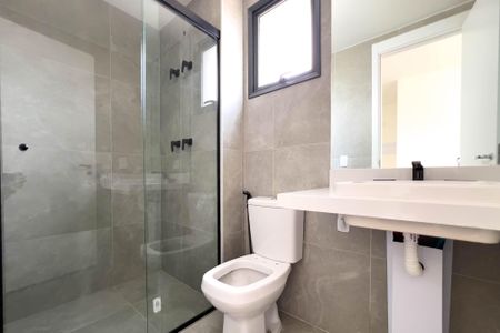 Banheiro de kitnet/studio à venda com 1 quarto, 34m² em Ipiranga, São Paulo