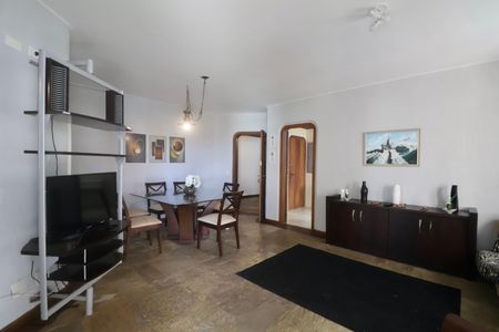 Sala de apartamento para alugar com 3 quartos, 104m² em Jardim Praiano, Guarujá