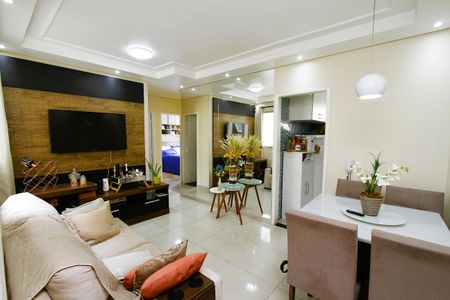 Sala de apartamento à venda com 3 quartos, 73m² em Jardim America, Belo Horizonte