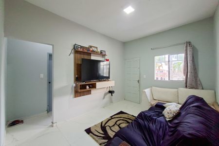 Sala de casa de condomínio para alugar com 1 quarto, 63m² em Vila Antartica, Praia Grande