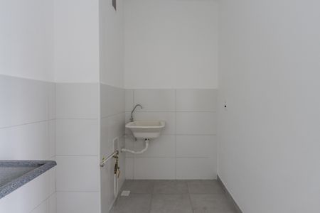 Apartamento à venda com 37m², 2 quartos e sem vagaCozinha e área de serviço