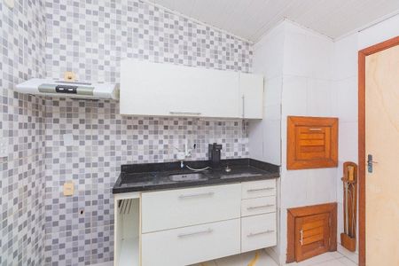Cozinha  de casa de condomínio à venda com 2 quartos, 98m² em Morro Santana, Porto Alegre