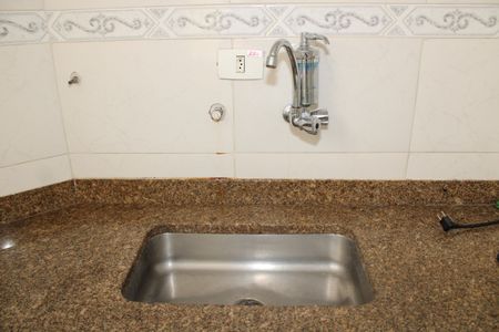 Apartamento para alugar com 33m², 1 quarto e sem vagaDetalhe da cozinha