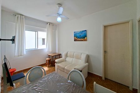 Sala de apartamento para alugar com 1 quarto, 50m² em Vila Caiçara, Praia Grande
