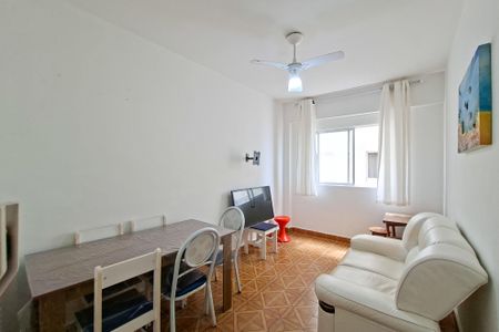 Sala de apartamento para alugar com 1 quarto, 50m² em Vila Caiçara, Praia Grande