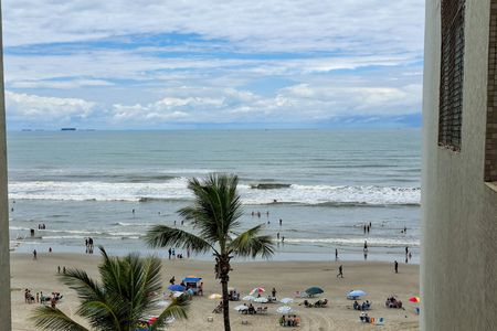 Vista da sala de apartamento para alugar com 1 quarto, 50m² em Vila Caiçara, Praia Grande