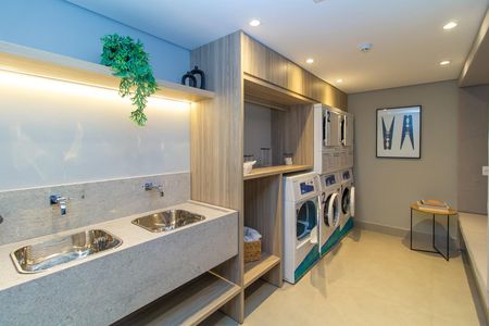 Apartamento para alugar com 24m², 1 quarto e sem vaga Apartamento para alugar com 24m², 1 quarto e sem vagaLavanderia