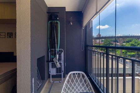Varanda de apartamento à venda com 1 quarto, 24m² em Jardim Independência (são Paulo), São Paulo