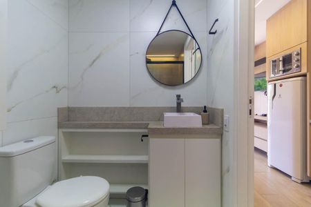 Apartamento para alugar com 24m², 1 quarto e sem vaga Apartamento para alugar com 24m², 1 quarto e sem vagaBanheiro