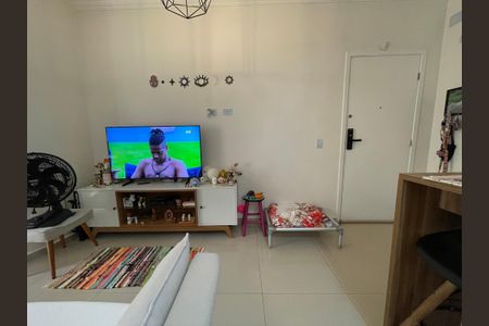 Sala de apartamento à venda com 1 quarto, 38m² em Jardim Trussardi, São Paulo