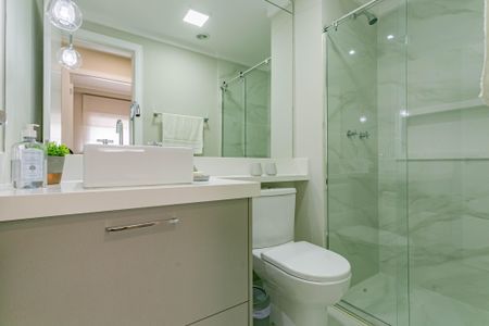 Apartamento à venda com 64m², 2 quartos e 1 vagaBanheiro Social