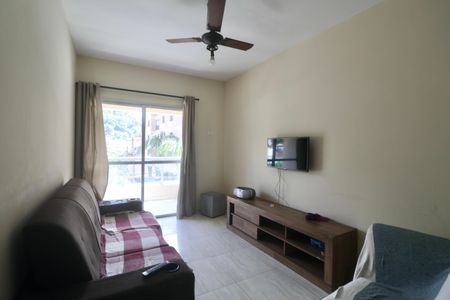 Sala de apartamento para alugar com 2 quartos, 75m² em Jardim Tres Marias, Guarujá