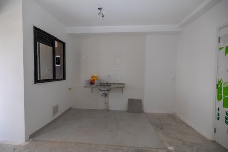 Apartamento à venda com 48m², 1 quarto e 1 vaga Apartamento à venda com 48m², 1 quarto e 1 vagaSala_cozinha