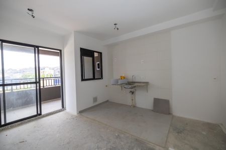 Apartamento à venda com 48m², 1 quarto e 1 vaga Apartamento à venda com 48m², 1 quarto e 1 vagaSala_cozinha