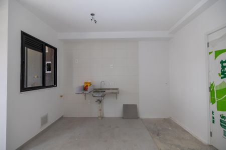 Sala_cozinha de apartamento à venda com 1 quarto, 48m² em Vila Pindorama, Barueri