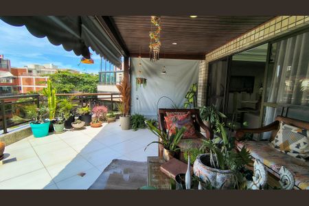 Varanda  de apartamento à venda com 3 quartos, 324m² em Recreio dos Bandeirantes, Rio de Janeiro