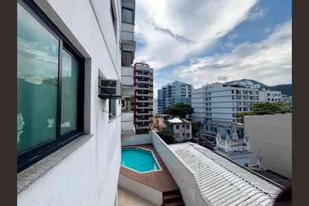 Varanda da sala - vista de apartamento para alugar com 3 quartos, 111m² em Botafogo, Rio de Janeiro