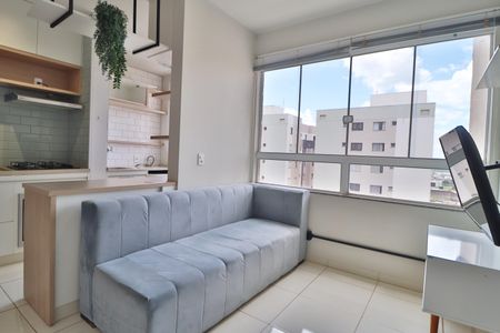 Sala de apartamento para alugar com 2 quartos, 53m² em Laranjeiras, Uberlândia