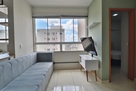 Sala de apartamento para alugar com 2 quartos, 53m² em Laranjeiras, Uberlândia