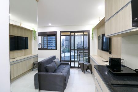Studio de kitnet/studio para alugar com 1 quarto, 27m² em Jardim das Acacias, São Paulo