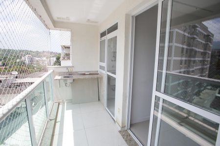 Varanda da Sala de apartamento para alugar com 2 quartos, 60m² em Pechincha, Rio de Janeiro
