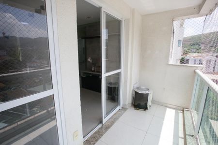 Varanda da Sala de apartamento para alugar com 2 quartos, 60m² em Pechincha, Rio de Janeiro