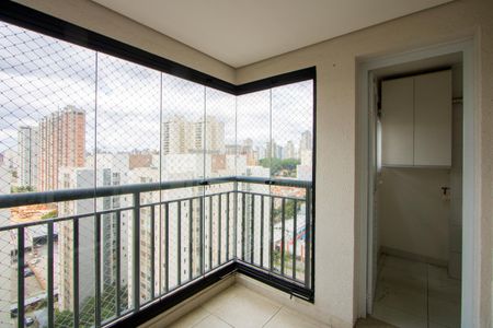 Varanda da sala de apartamento para alugar com 2 quartos, 69m² em Campestre, Santo André