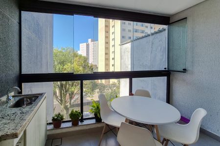Varanda gourmet de apartamento à venda com 2 quartos, 74m² em Centro, São Bernardo do Campo
