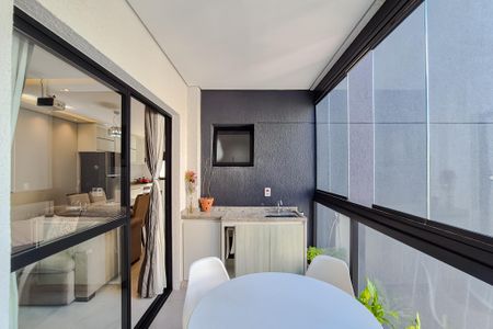 Varanda gourmet de apartamento à venda com 2 quartos, 74m² em Centro, São Bernardo do Campo