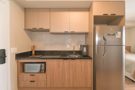 Studio para alugar com 26m², 1 quarto e sem vaga Studio para alugar com 26m², 1 quarto e sem vagaCozinha