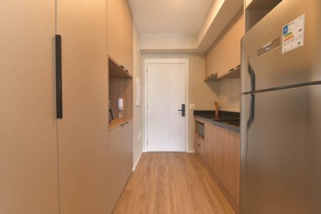 Studio para alugar com 26m², 1 quarto e sem vaga Studio para alugar com 26m², 1 quarto e sem vagaCozinha