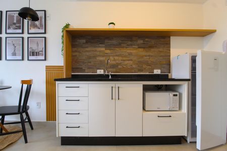 Studio para alugar com 25m², 1 quarto e sem vagaCozinha