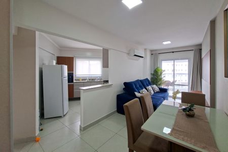 Sala de apartamento para alugar com 2 quartos, 74m² em Vila Caiçara, Praia Grande