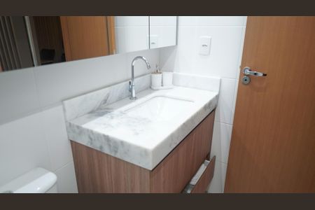 Banheiro - torneira de apartamento para alugar com 1 quarto, 45m² em Setor Bueno, Goiânia
