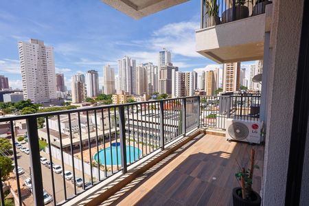 Sacada de apartamento para alugar com 1 quarto, 45m² em Setor Bueno, Goiânia