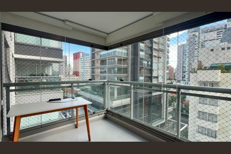 Apartamento para alugar com 49m², 1 quarto e 1 vagaVaranda