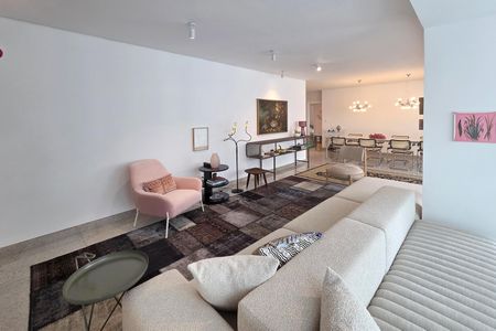 Sala de apartamento à venda com 4 quartos, 180m² em Belvedere, Belo Horizonte