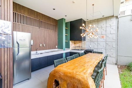 Apartamento para alugar com 34m², 1 quarto e sem vaga Apartamento para alugar com 34m², 1 quarto e sem vagaÁrea comum - Churrasqueira