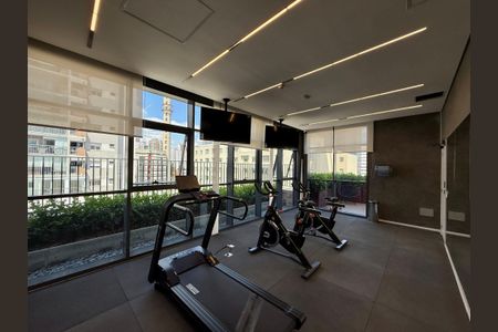 Studio para alugar com 25m², 0 quarto e sem vaga Studio para alugar com 25m², 0 quarto e sem vagaAcademia