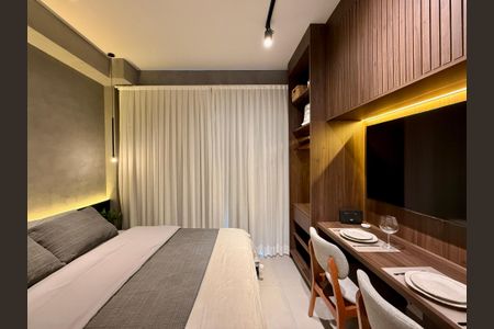 Studio para alugar com 25m², 0 quarto e sem vaga Studio para alugar com 25m², 0 quarto e sem vagaQuarto