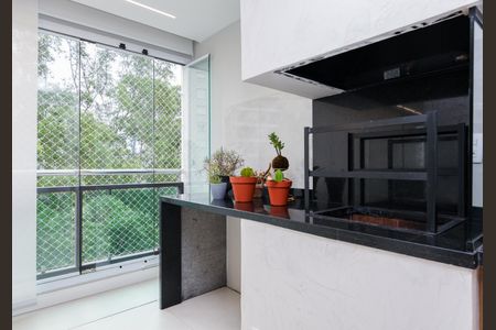 Varanda da Sala de apartamento à venda com 4 quartos, 133m² em Vila Andrade, São Paulo