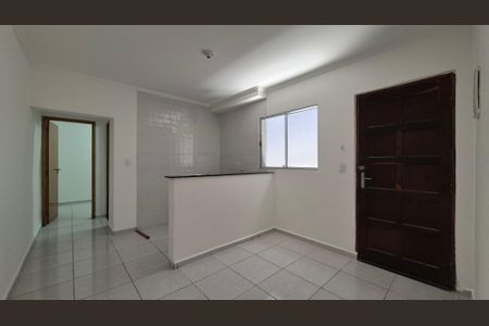 Sala de apartamento para alugar com 1 quarto, 44m² em Jardim Santo Alberto, Santo André