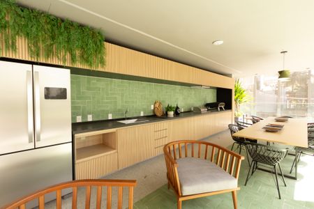 Studio para alugar com 27m², 1 quarto e sem vaga Studio para alugar com 27m², 1 quarto e sem vagaÁrea gourmet