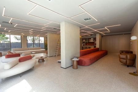 Studio para alugar com 27m², 1 quarto e sem vaga Studio para alugar com 27m², 1 quarto e sem vagaÁrea comum - Salão de festas