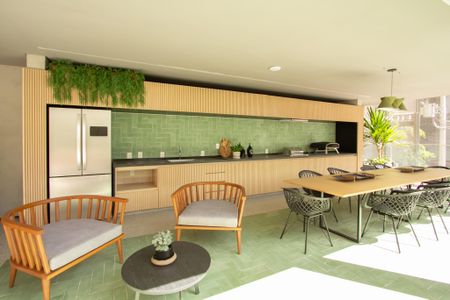 Studio para alugar com 27m², 1 quarto e sem vaga Studio para alugar com 27m², 1 quarto e sem vagaÁrea gourmet