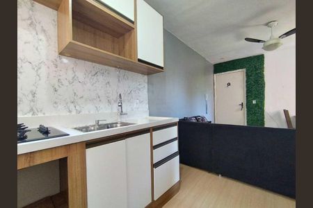 Cozinha  de apartamento para alugar com 1 quarto, 50m² em Canudos, Novo Hamburgo